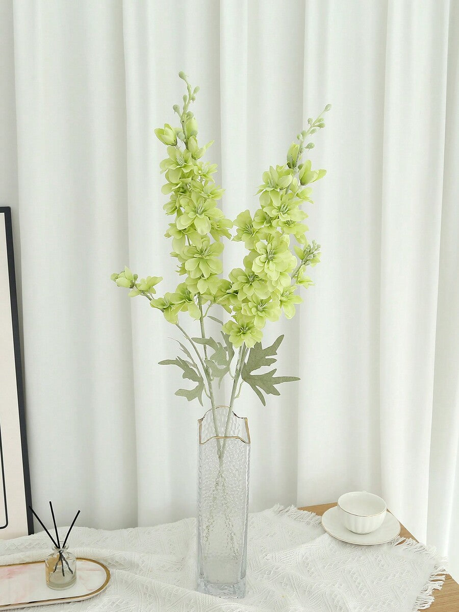 6/12pcs Artificial Delphinium Flowers – Silk Larkspur Stems in Multiple Colors for Wedding & Home Decor
