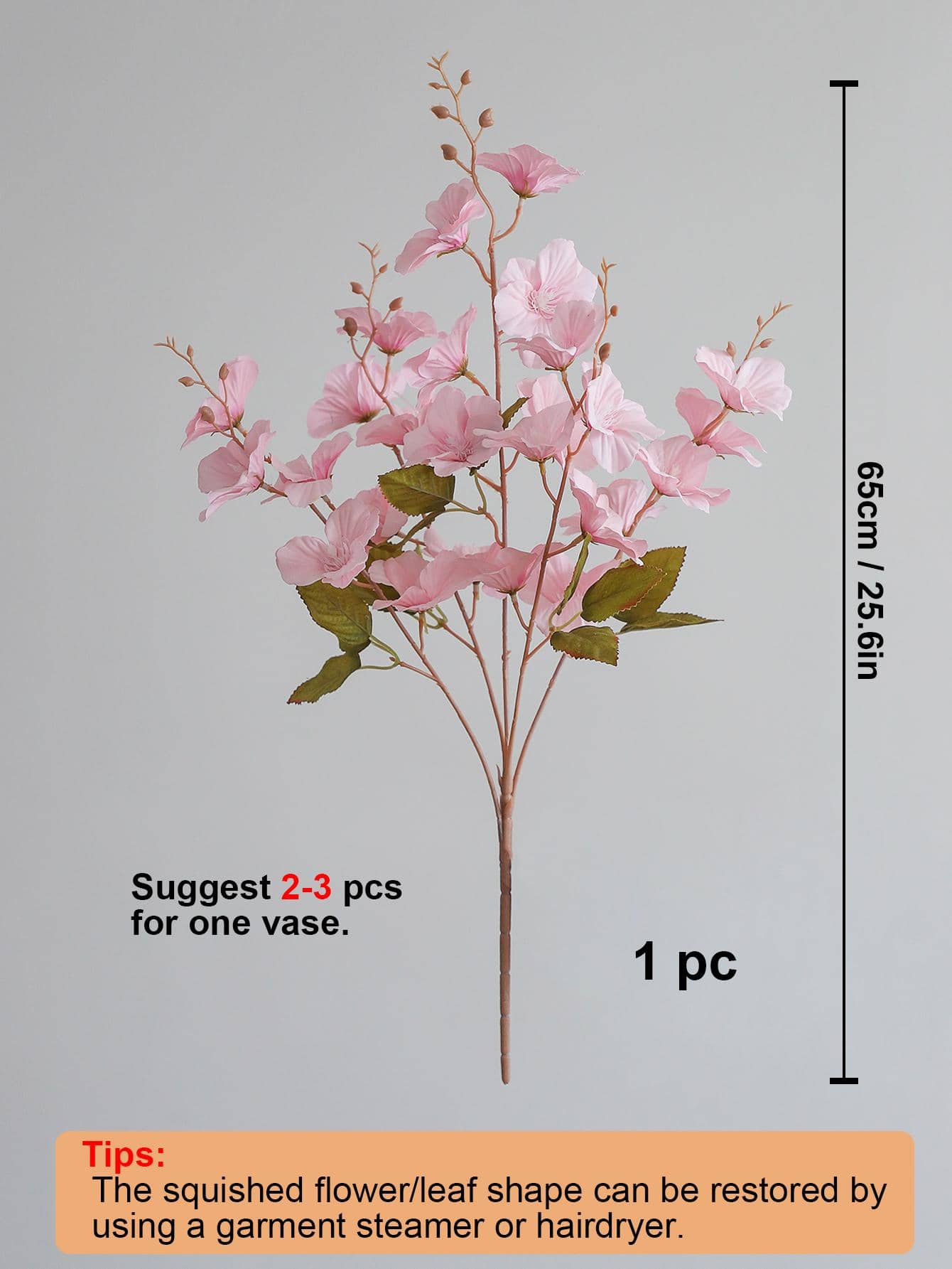 3pcs Artificial Daffodil & Magnolia Flowers – 65cm Stems for Wedding & Home Decor