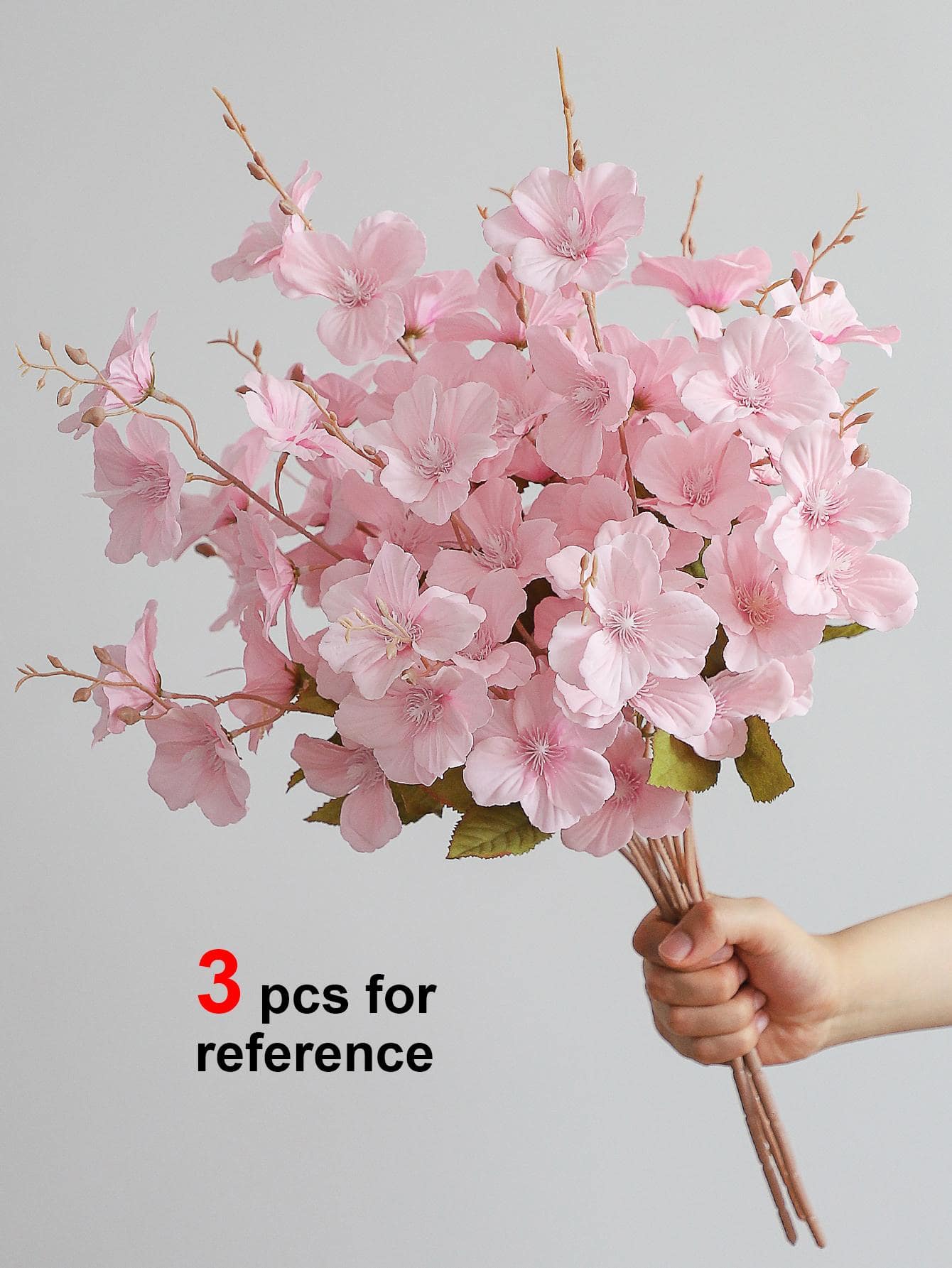 3pcs Artificial Daffodil & Magnolia Flowers – 65cm Stems for Wedding & Home Decor