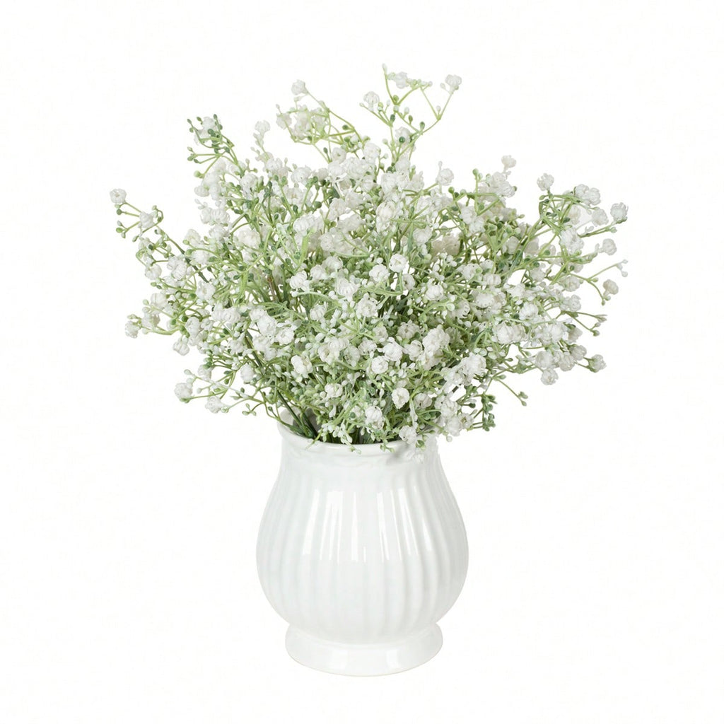 Artificial Plants Plastic Wedding Vase For Home Dining Room Bedroom Decorations, Festival Birthday Party Accessories, Outdoor Garden Decorations, Valentine Day, Gift Gifts