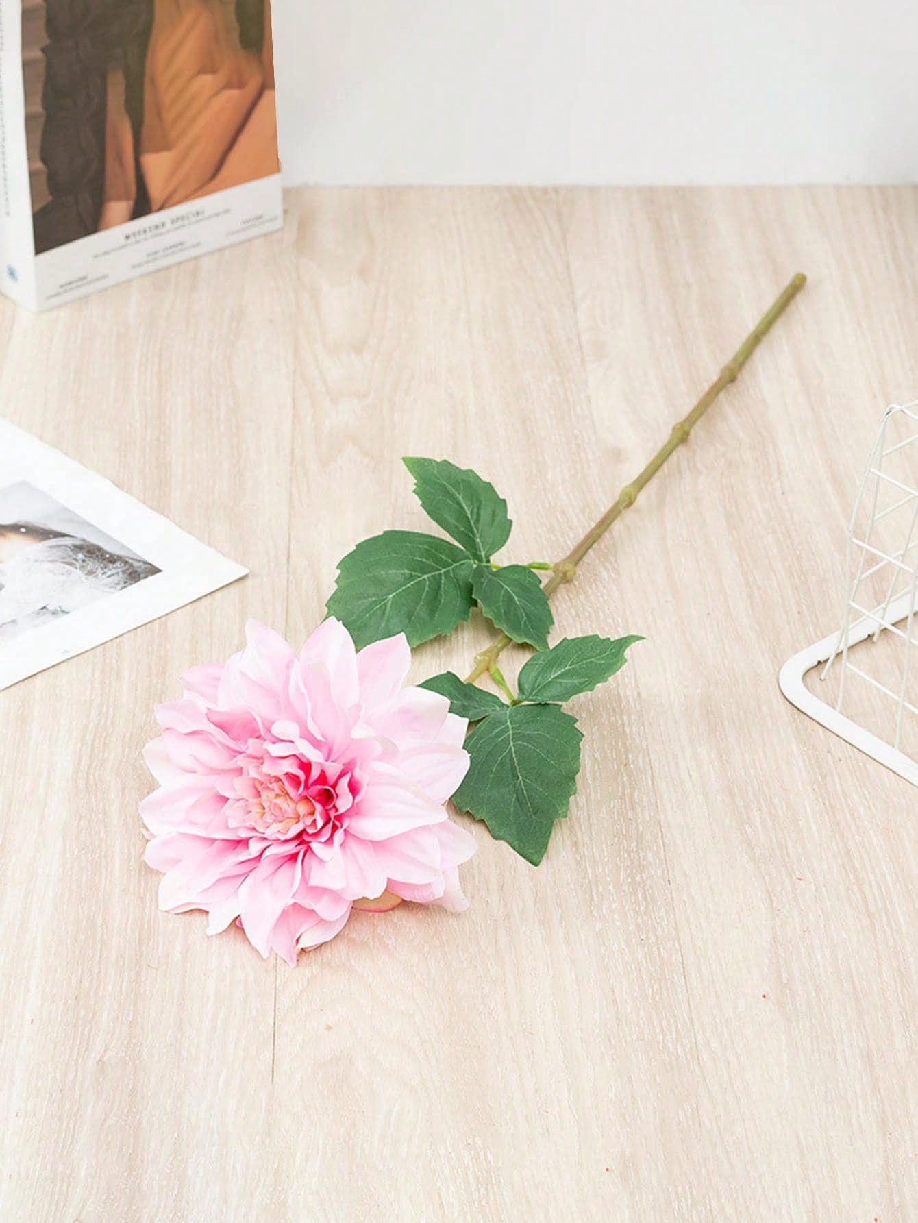 6pcs Artificial Dahlia Flowers – Perfect for Weddings, Home, and Party Decorations