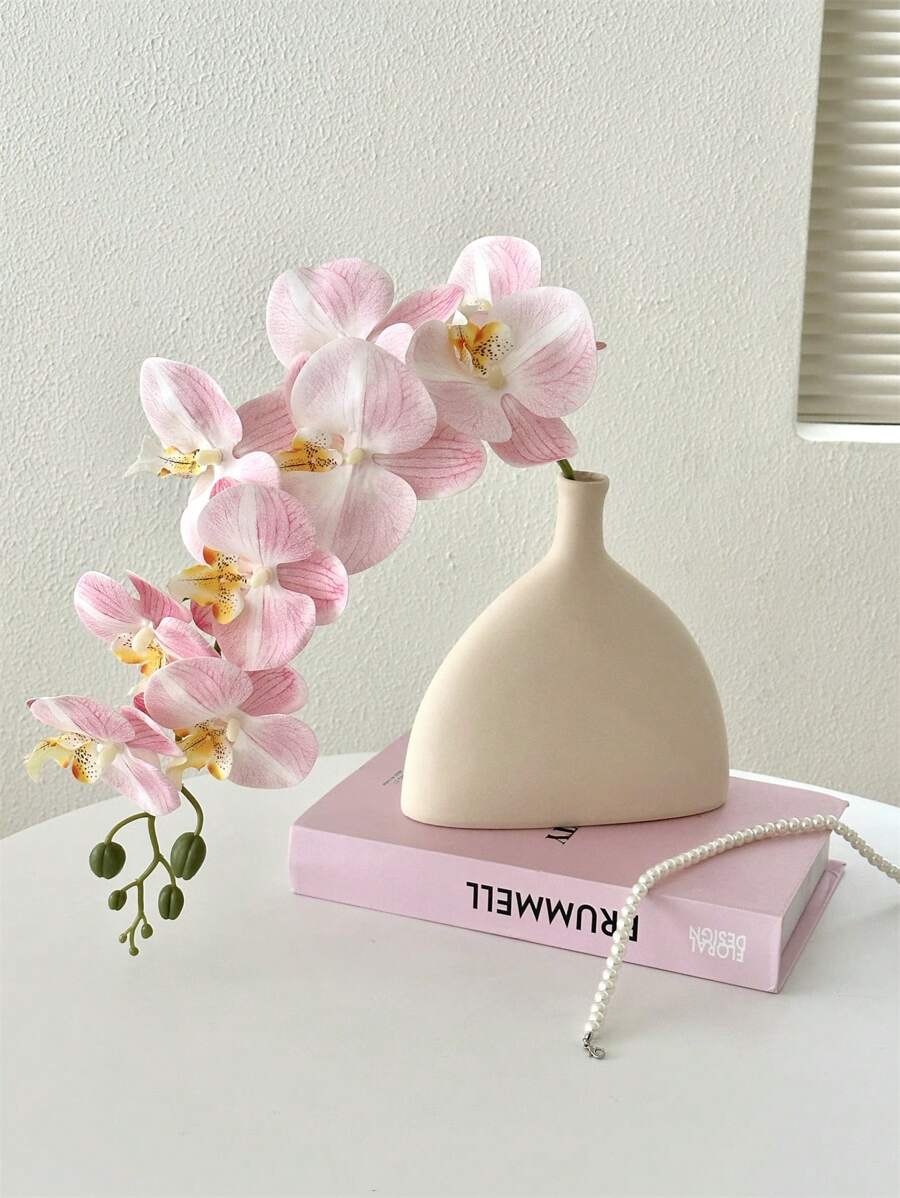 4pcs Artificial Orchid Stems – Real Touch Latex Phalaenopsis for Wedding & Home Decor
