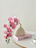 4pcs Artificial Orchid Stems – Real Touch Latex Phalaenopsis for Wedding & Home Decor