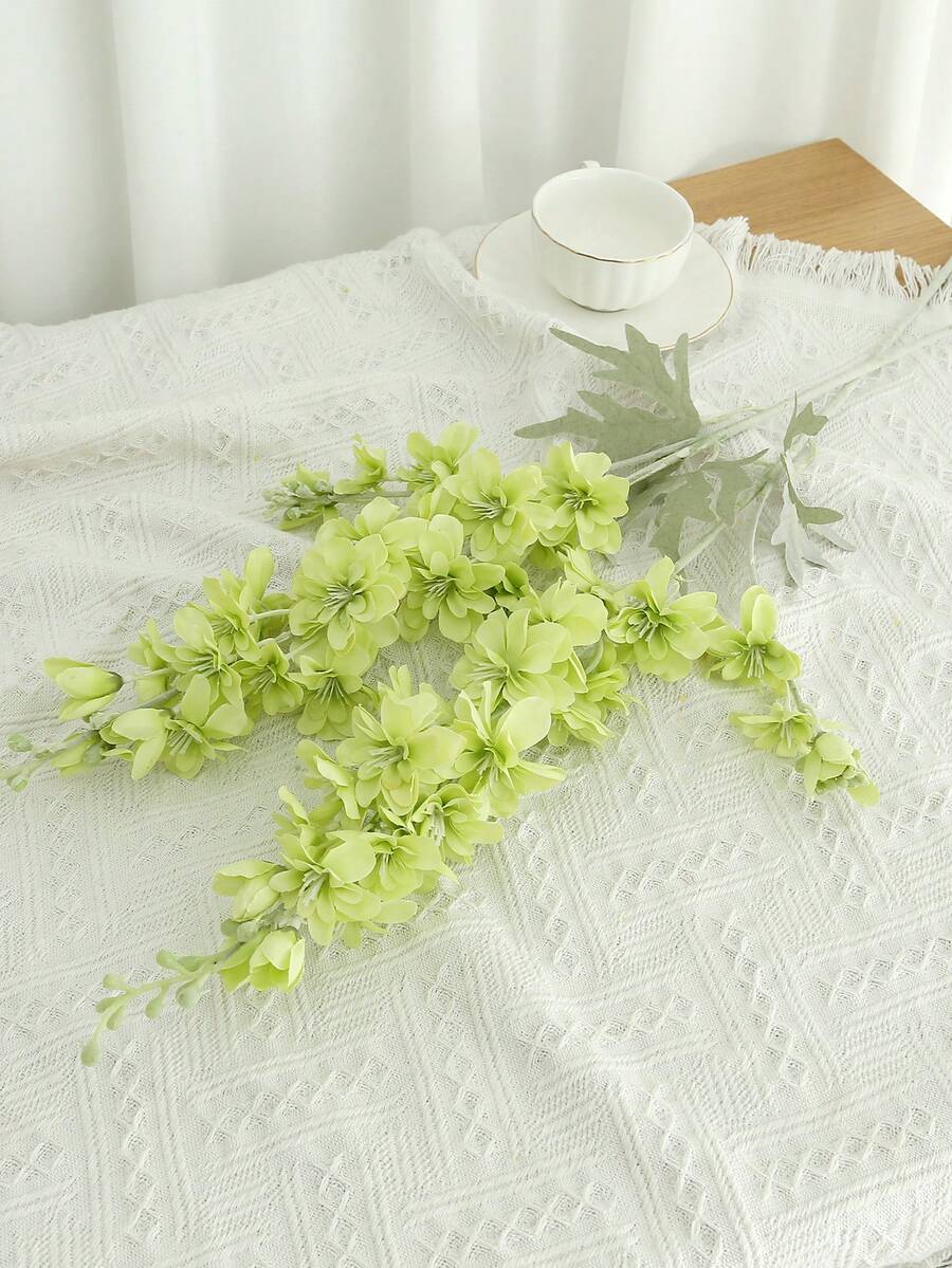 6/12pcs Artificial Delphinium Flowers – Silk Larkspur Stems in Multiple Colors for Wedding & Home Decor