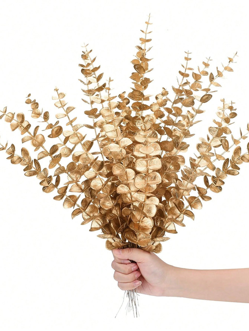 10/30/70Pcs Eucalyptus Stems Artificial Plants Faux Eucalyptus Branches Faux Eucalyptus Stem For Wedding Bouquet Home Decor, Spring Summer Decor