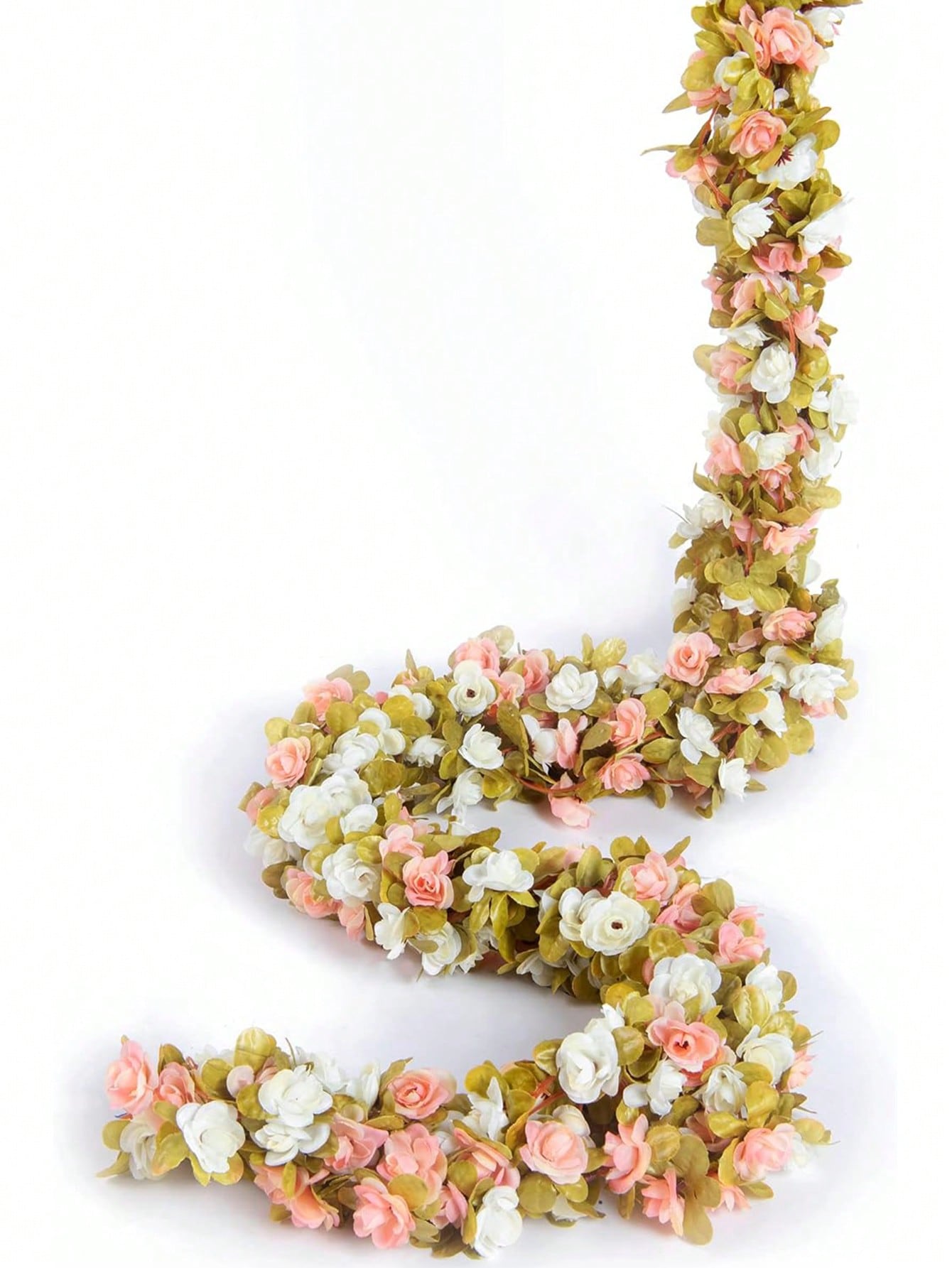 4PCS Artificial Flowers Roses Plants Vine Valentine's Day Gift Decoration Home Decoration Flower Rattan Dining Table Vase Decorations Dining Room, Bedroom.