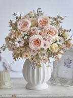 3/6pcs Artificial Rose & Peony Bouquet – Silk Flowers for Wedding & Home Decor