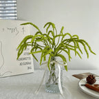 4pcs Artificial Greenery Stems – Faux Ferns for DIY Vases, Flower Walls & Home Decor