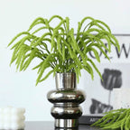 4pcs Artificial Greenery Stems – Faux Ferns for DIY Vases, Flower Walls & Home Decor