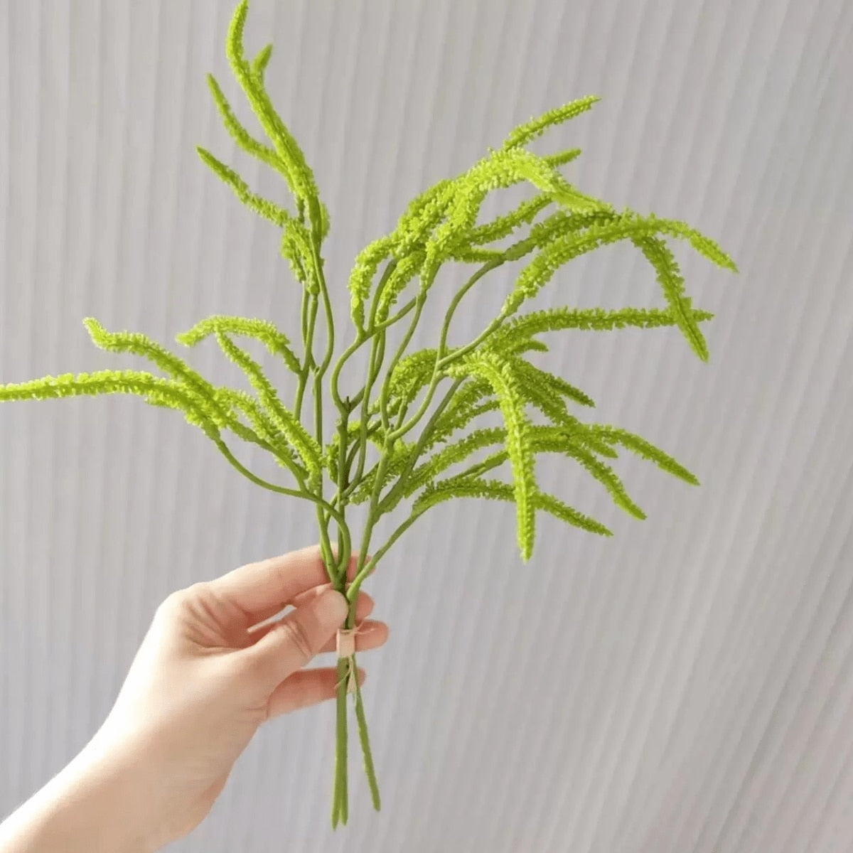 4pcs Artificial Greenery Stems – Faux Ferns for DIY Vases, Flower Walls & Home Decor