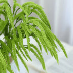 4pcs Artificial Greenery Stems – Faux Ferns for DIY Vases, Flower Walls & Home Decor