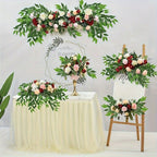 12/24pcs Premium Italian Faux Leaf Stems – Wedding & Home Decor