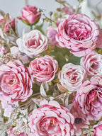 3/6pcs Artificial Rose & Peony Bouquet – Silk Flowers for Wedding & Home Decor