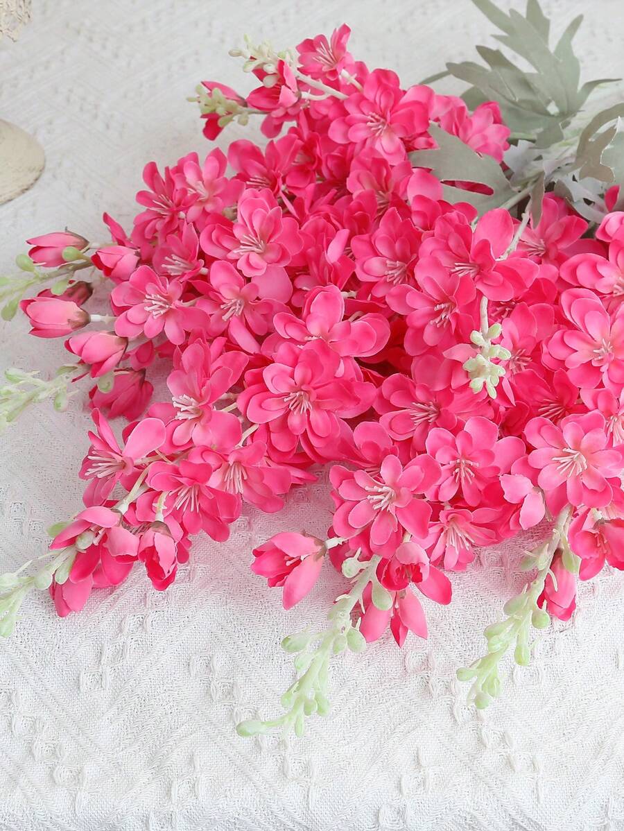 6/12pcs Artificial Delphinium Flowers – Silk Larkspur Stems in Multiple Colors for Wedding & Home Decor