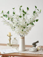 12pcs Artificial Bougainvillea Flowers – 31in Silk Stems for Wedding & Home Decor