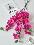 12pcs Artificial Bougainvillea Flowers – 31in Silk Stems for Wedding & Home Decor