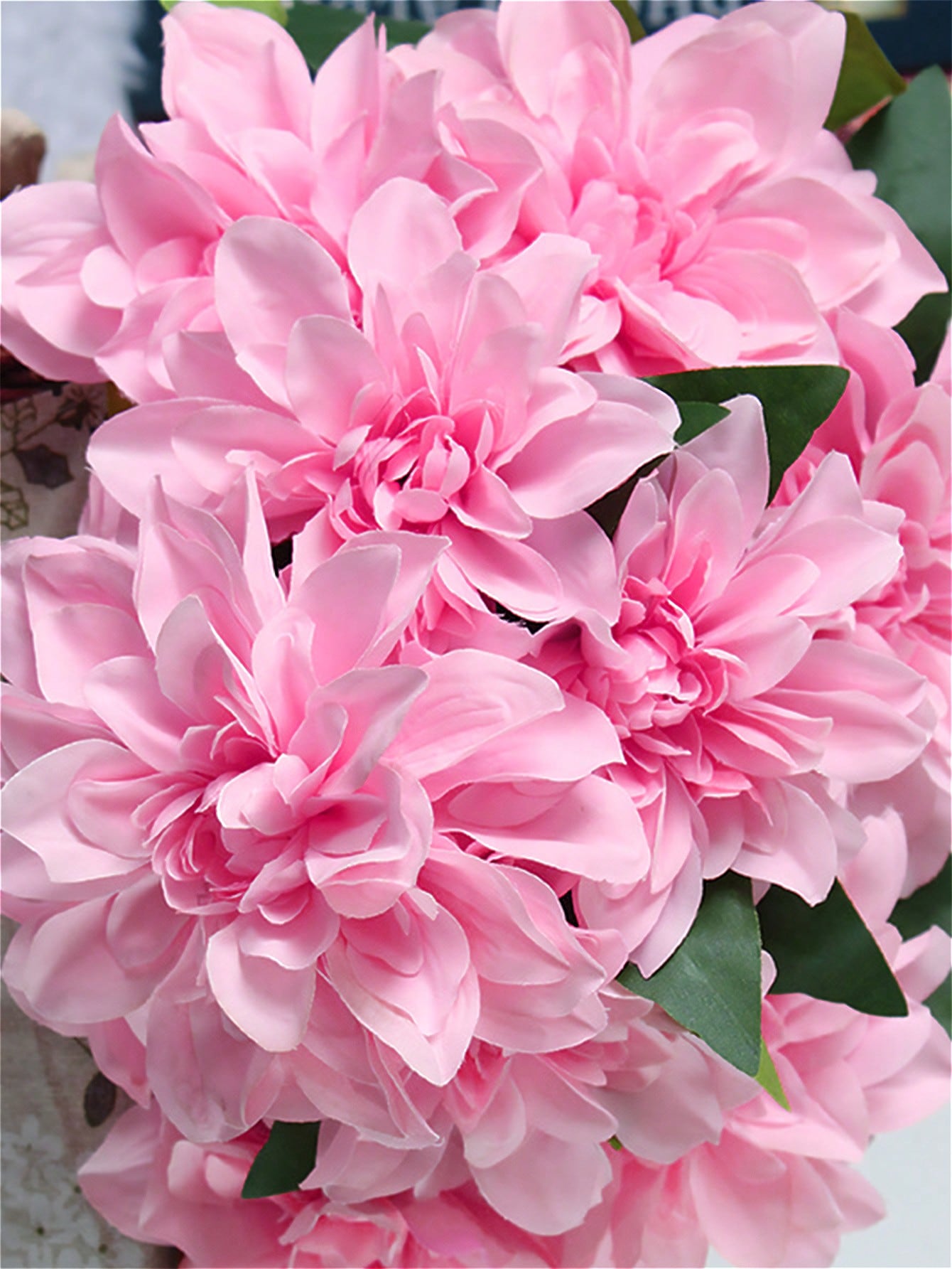 6pcs Artificial Dahlia Flowers – Perfect for Weddings, Home, and Party Decorations