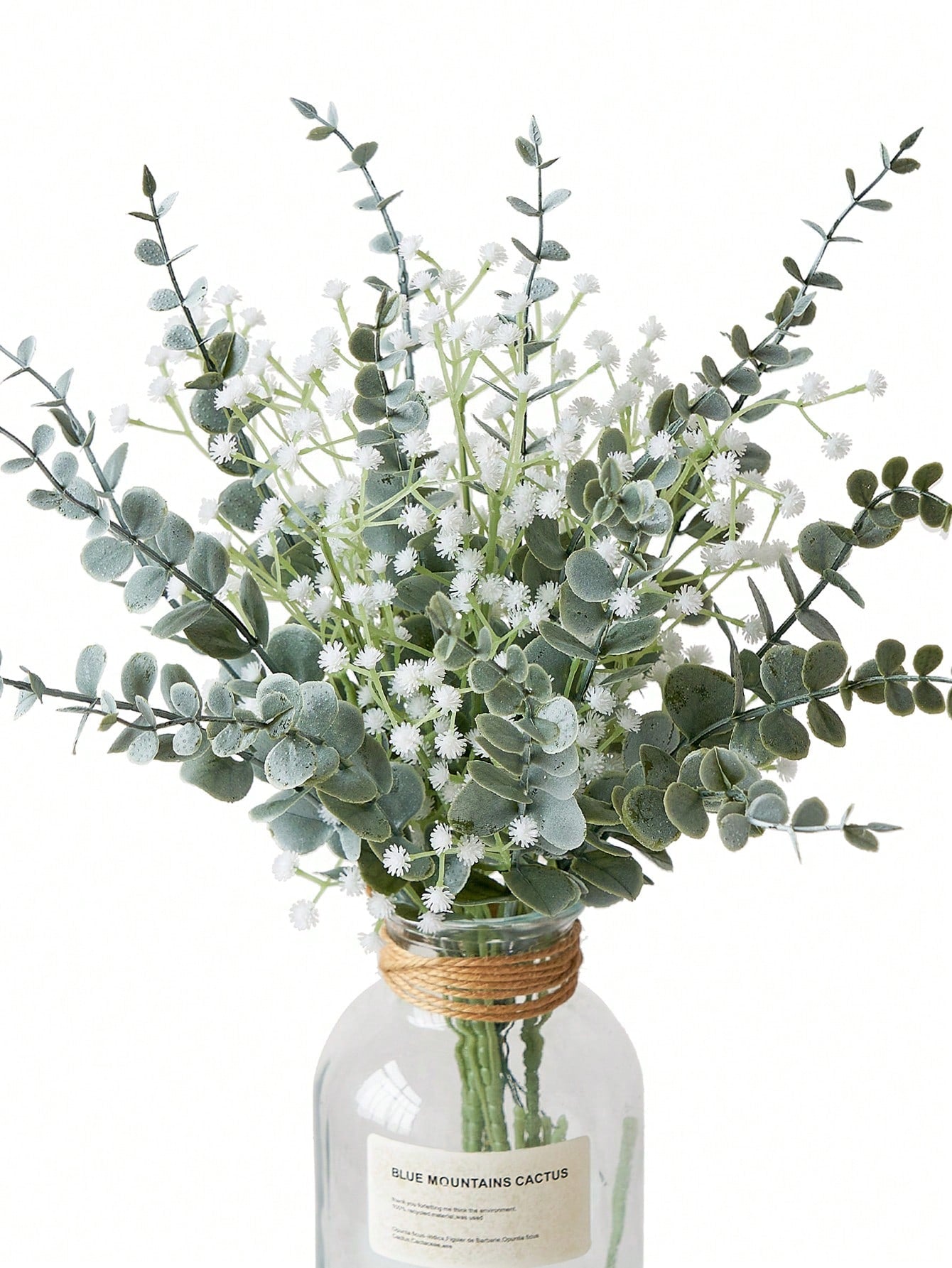 10/30/70Pcs Eucalyptus Stems Artificial Plants Faux Eucalyptus Branches Faux Eucalyptus Stem For Wedding Bouquet Home Decor, Spring Summer Decor