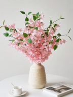 12pcs Artificial Bougainvillea Flowers – 31in Silk Stems for Wedding & Home Decor