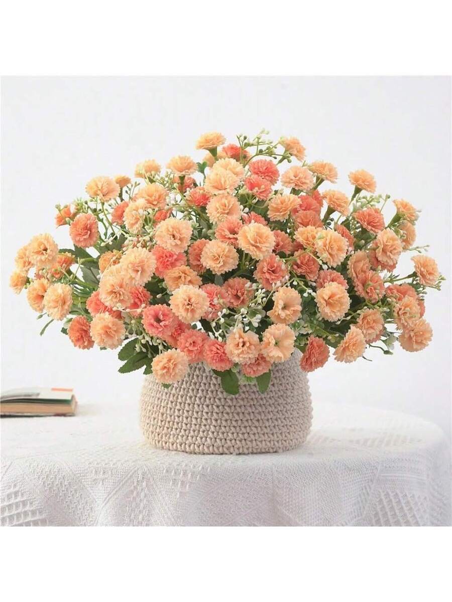 Artificial Plants Plastic Wedding Vase For Home Dining Room Bedroom Decorations, Festival Birthday Party Accessories, Outdoor Garden Decorations, Valentine Day, Gift Gifts