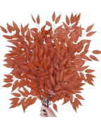 12/24pcs Premium Italian Faux Leaf Stems – Wedding & Home Decor