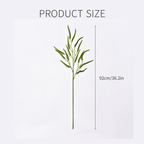 4pcs Artificial Greenery Stems – Faux Ferns for DIY Vases, Flower Walls & Home Decor
