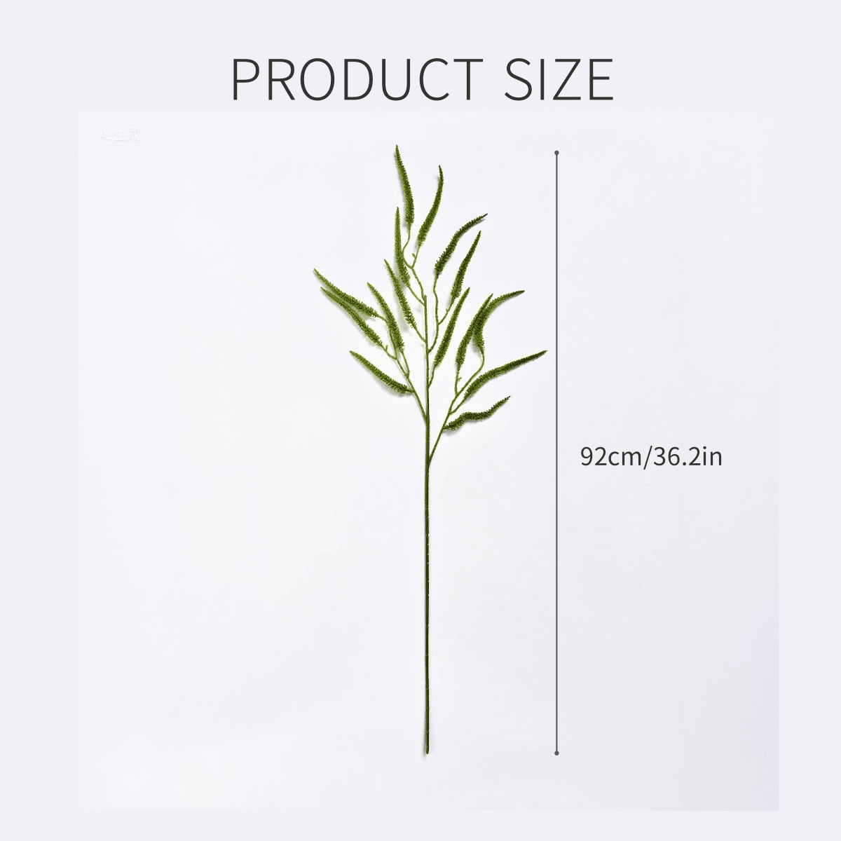 4pcs Artificial Greenery Stems – Faux Ferns for DIY Vases, Flower Walls & Home Decor